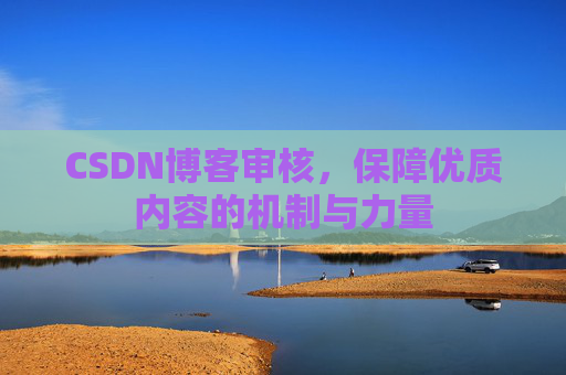 CSDN博客审核，保障优质内容的机制与力量